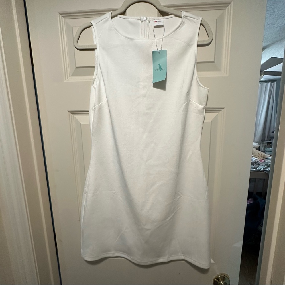 Sleeveless White Dress NWT